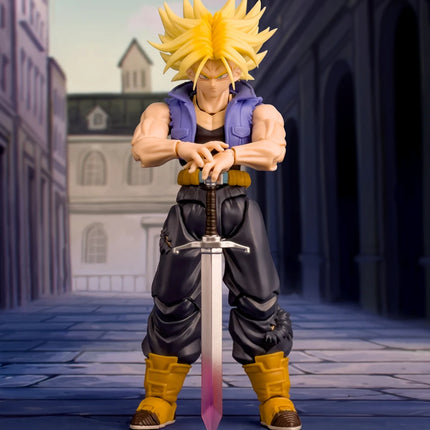 Demoniacal Fit Dragon Ball Z Shf Super Saiyan Action Figure Trunks The Boy From The Future Son of Tomorrow Figures Toys Gifts