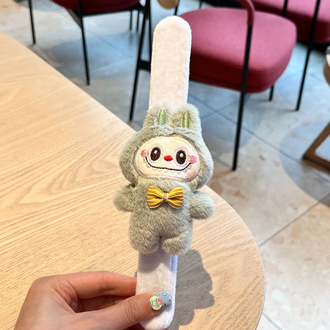 2025 New Cute Plush Pop Ring Bracelet Cartoon Doll Girlfriend Couple Bracelet Creative Gift for Women