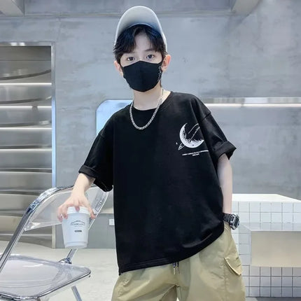 Kids Clothes Clothing For Boys T Shirts Boy Child Tee Shirt Children's T-shirts Summer  Short T-shirt Tops