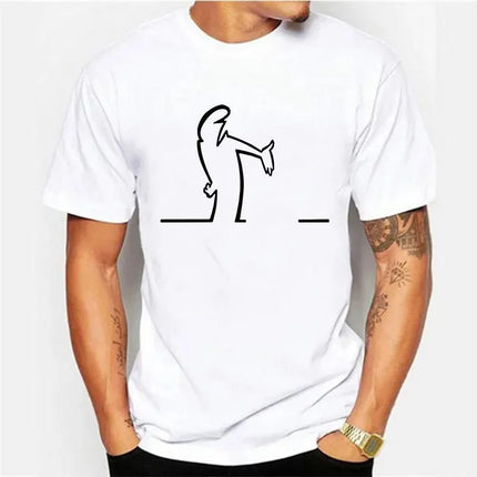 Summer T Shirts For Men Balum La Linea Funny Graphic Tshirt Cotton Comfortable Premium Camisetas
