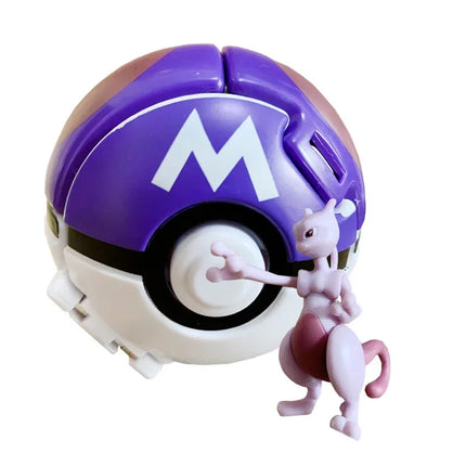 Pokemon Elf Ball Pokeball Anime Figure Cartoons Pikachu Charizard Piplup Kyogre Pocket Monster Pet Anime Action Model Toy Gifts