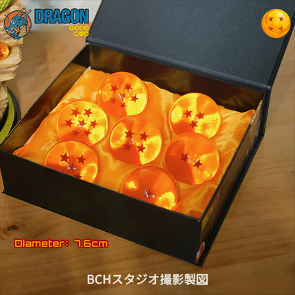 Collectible Medium Crystal Glass Stars Balls(27,35,43,57,76MM in Diameter) (D-3.5) Dragon Ball Z  Action Figure