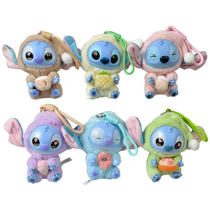 Hot Sale Disney Stitch Eat Some Thing Before Sleep Series Vinyl Blind Box Bag Pendant Cute Doll Toy For Children's Gift