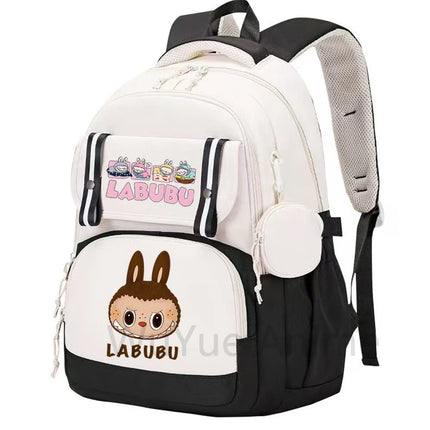 Cute Printed Backpack Teenager Student Girl Boy Knapsack Large Capacity Waterproof Casual Bag Coin Purse Women Laptop Travel Bag