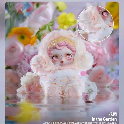 2025 Original Skullpanda Light Weaving Garden Series SP Vinyl Face Plush pendent doll blind box Mystery Box Collection Toys Gift