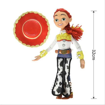 Disney Toy Story Buzz Lightyear Slinky Dog Silent Woody Speak English Light With Wings Action Figure Toys Birthday Children Gift