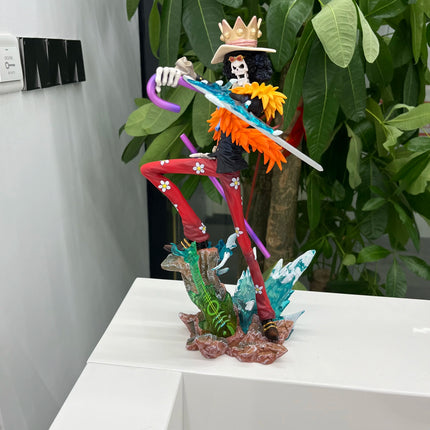 ONE PIECE Figures Brook King of Souls Musician Action Figure Two Years Later Meteor Burukku Anime Figurine Pvc Model Statue Toy