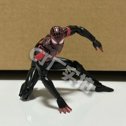 Ct Spiderman 092 Figure 2099 Spider Man Across The Spider-verse Miles Morales Shf Action Figure Model Figurine Collection Toys