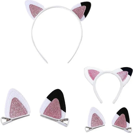 Gabby Dollhouse Headband Hairpin Girls Cartoon Cute Headdress Children Anime Headwear Halloween Cosplay Accessories Kids Gifts