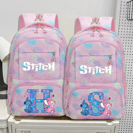 Disney Stitch Large Capacity Backpack for Students Anime Cartoon Fashion Schoolbag Boys Girls Book Stationery Storage Bag Gifts