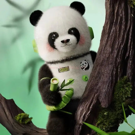 Original Mega Space Molly 400% Panda Anime Figure Fashion Cute Doll Action Figurine Home Collection Decoration Kid Birthday Gift