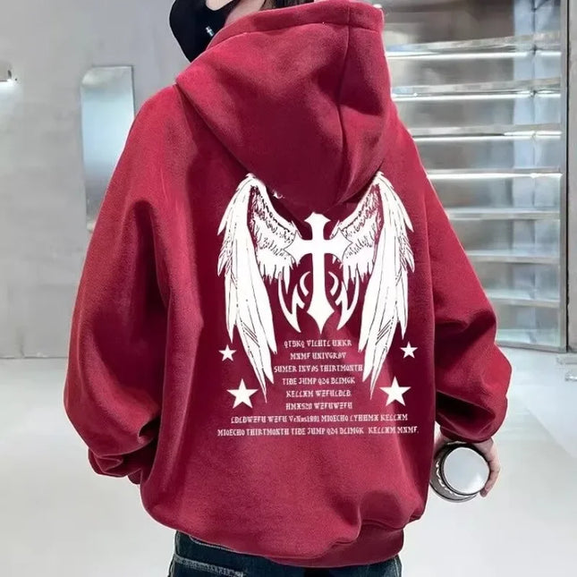 Autumn New Boy Black Hoodie Streetwear Full Geometric Unisex Hoodies Sweatshirts Girls Clothes 5 To 12 Years