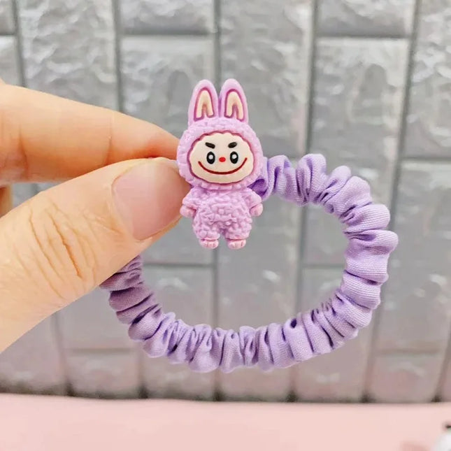 Cute Doll Hair Rope Girls Basic Hair Bands Simple Elastic Headband Fashion Doll Hair Ropes Ties Hair Accessories Ponytail Holder