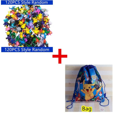 1-144 PCS Pokemon Gift Box Christmas Gift Action Figure Toys Genuine Pikachu Anime Figure Pokemon Toys For Children