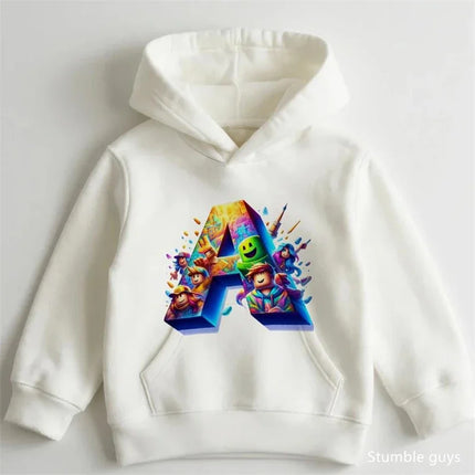 Kids Spring Autumn Roblox Hoodie 3-14 Years Boys Clothes Girls 3D Wear