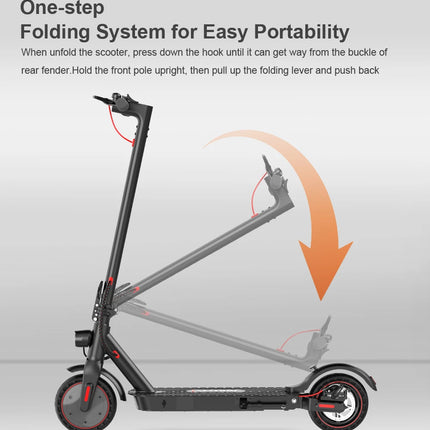 iScooter i9pro Electric Scooter 350W 7.5Ah Powerful Electric Kick Scooter 30km Max Range 30km/h Speed Electric eScooter With APP