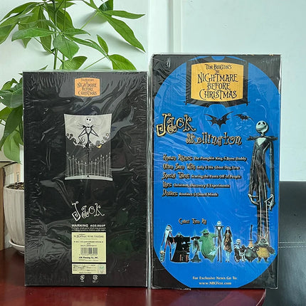 The Nightmare Before Christmas Jack Skellington Action Figure 12 Face Jack Jack Chair Special Version Model Toy Hallowen Present