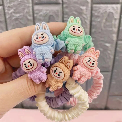 Cute Doll Hair Rope Girls Basic Hair Bands Simple Elastic Headband Fashion Doll Hair Ropes Ties Hair Accessories Ponytail Holder