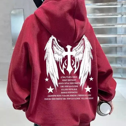 Autumn New Boy Black Hoodie Streetwear Full Geometric Unisex Hoodies Sweatshirts Girls Clothes 5 To 12 Years