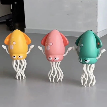 Electric Dancing Octopus fidget toys Anti-stress Anti stress luminous Music Baby Crawling  toys games for kids children Pets Cat