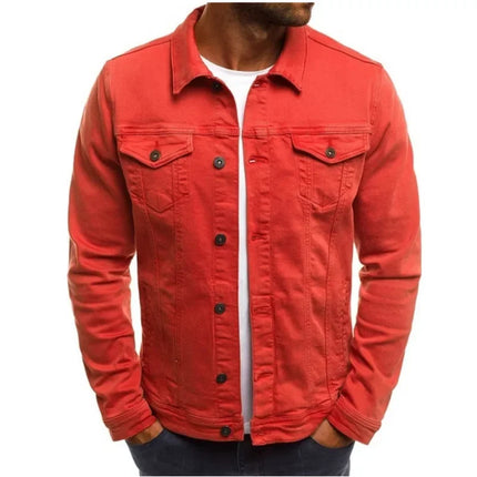 Men's Denim Jackets Cotton Vintage Classic Trend Motor&bicyle Autumn Jacket Men Slim Stretch Casual Jeans Cargo Coat Male Winter