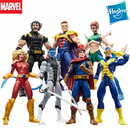 2025 Marvel Legends X-MEN Nemesis BAF Wolverine Nightcrawler Gambit Fabian Cortez Cyclops Husk Marrow 6" Action Figure Toys Doll
