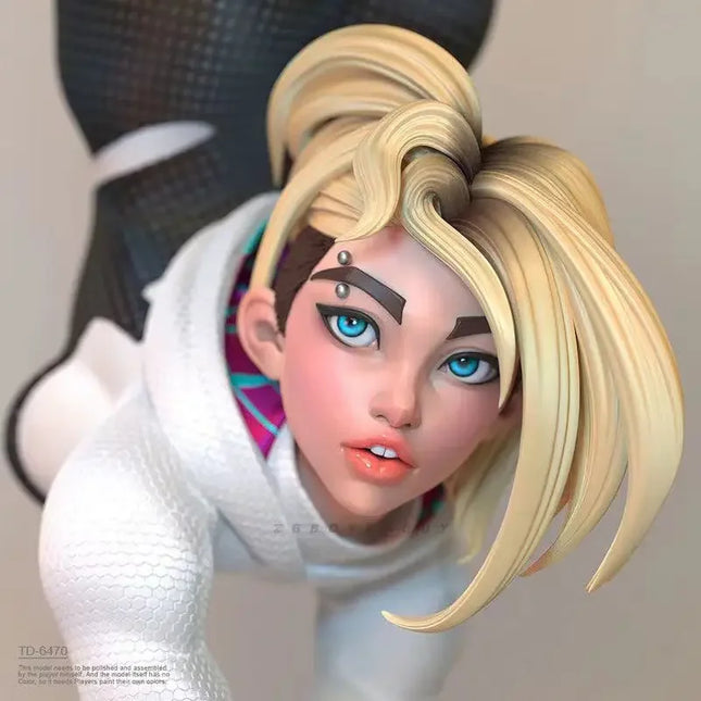 18cm Spidergwen Figure Spider Girl Anime Figure Movie Role Gwen Action Figurine Pvc Model Collectible Doll Desk Decora Toys Gift