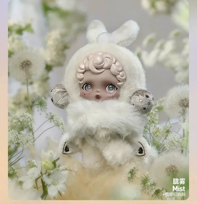 2025 Original Skullpanda Light Weaving Garden Series SP Vinyl Face Plush pendent doll blind box Mystery Box Collection Toys Gift