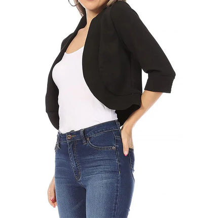 Women Fashion Long Sleeve Cardigan Casual Suit Jacket Spring Female Top Autumn Professional Wear Korean Coat S-5XL