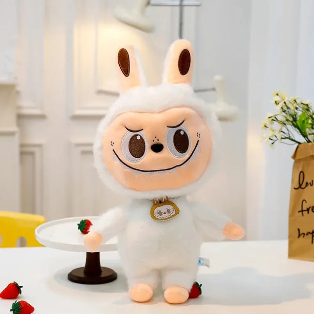 For 25cm Labubu Cartoon Ragdoll Plush Toys Cute Rabbit Ragdoll Accompany Sleep Plush Toy Pillow Children'S Christmas Gift