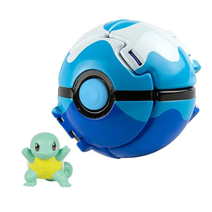 Pokemon Elf Ball Pokeball Anime Figure Cartoons Pikachu Charizard Piplup Kyogre Pocket Monster Pet Anime Action Model Toy Gifts