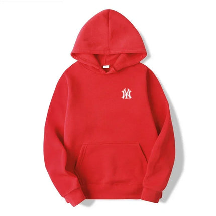 Men's and Women's Casual Fashion Trend Fleece Hooded Hoodies Spring Fall Outdoor Sweatshirt Popular Font Print Pullovers Coat