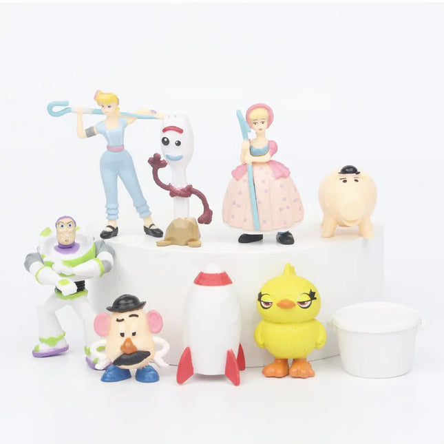 36Pcs/Set Movie Cartoon Toy Story Woody Buzz Lightyear Forky Ducky Bunny Action Figure Dolls Kids Children Gift