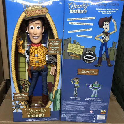 40cm Toy Story Talking Woody Cartoon Action Figure Collectible Model Toy Creative Adorable Doll For Kids Birthday Christmas Gift