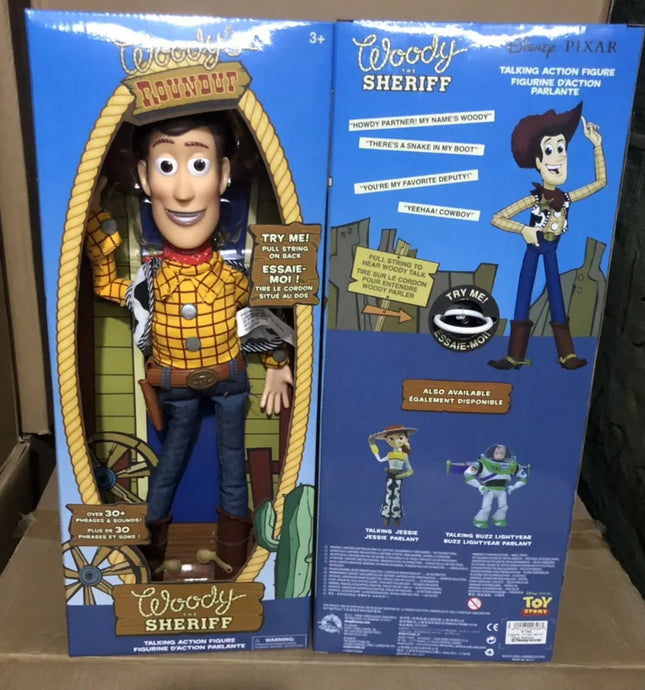 40cm Toy Story Talking Woody Cartoon Action Figure Collectible Model Toy Creative Adorable Doll For Kids Birthday Christmas Gift