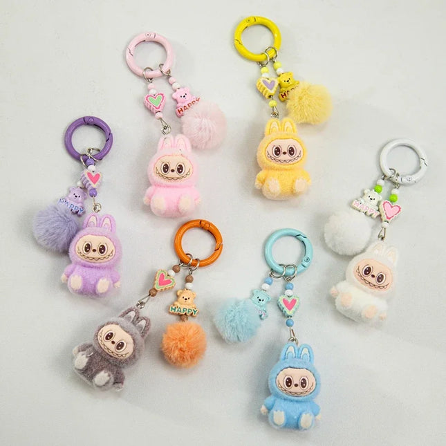 Cute Keychain Kawaii Aesthetic Keychain for Bag Backpack Pendant Keyring Bag Hanging Keychain Gift Charms Gifts