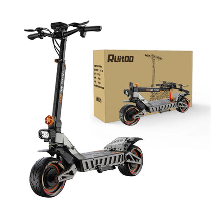 Ruitoo M6Max Dual Motor 5600W 60V27AH Fast Electrical Scooter Factory Direct Sale Adult Electric Scooter
