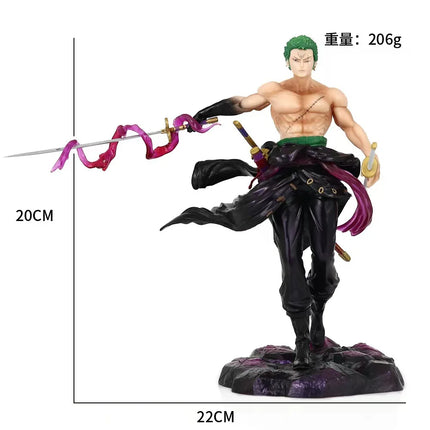 One Piece Handmade Model Anime Figure Character Series Surrounding Decorative Ornaments Roronoa Zoro Toy