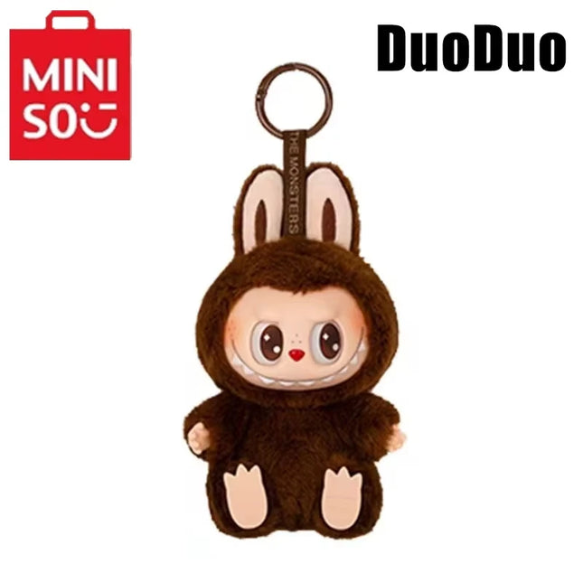 Miniso Anime FigureV2 Blind Box Have A Seat Series Pendant Flocking Model Toy Kawaii Monster Replica Keychain Toy Christmas Gift