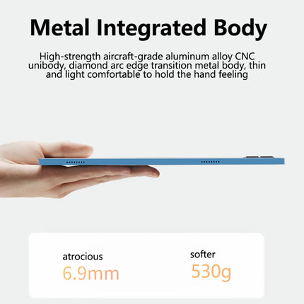 S8 Flagship Tablet 16GB + 1TB Android 14 Snapdragon 8 Gen 2 10.1-inch 2K Display Metal Unibody 10,000mAh Long-Lasting Battery
