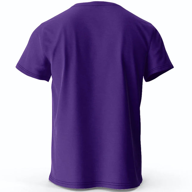 Funny Brain Power Printed 100% Cotton T-Shirt, Soft & Breathable Round Neck Short Sleeve Tee, Unisex Quirky Style