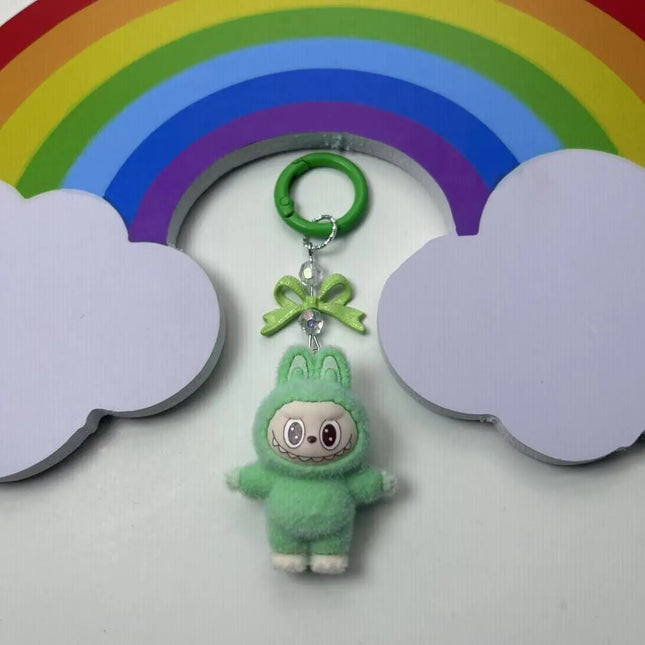 1/5/10pcs Kawaii New Y2K Colorful Keychain Pendant Backpack Decor Cartoon Cute Women Girl For Gifts