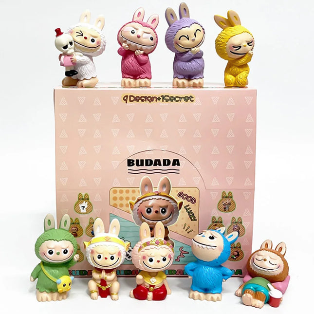 Anime Labubu THE MONSTERS Blind box Mini Figurine Doll Collection Pvc Model Toys Cute Collection Desktop Decor Gifts In stock