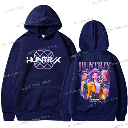 Kpop Demon Hunters Kids Clothes 2025 Hot Movie Print Men Women Fashion Casual Hoodies Anime Lovers Gift Cool Girls Hooded Shirt