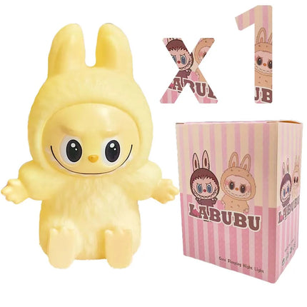Glowing Night Light labufufu - Cute Glowing Anime Bedside Lamp, Kids Room Decor Mood Lighting，Children's Gift