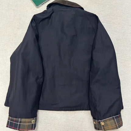 B@r cooperation autumn and winter hunting unwaxed short jacket