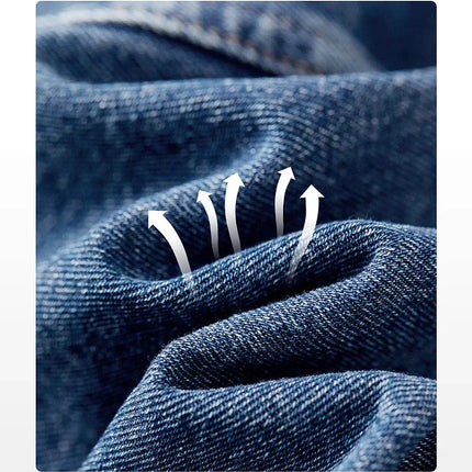 SENTUBILA Pure Cotton Denim Jacket Women 2025 Spring Autumn Outerwear Round Neck Pockets Cropped Jeans Coat Womans W41W53402