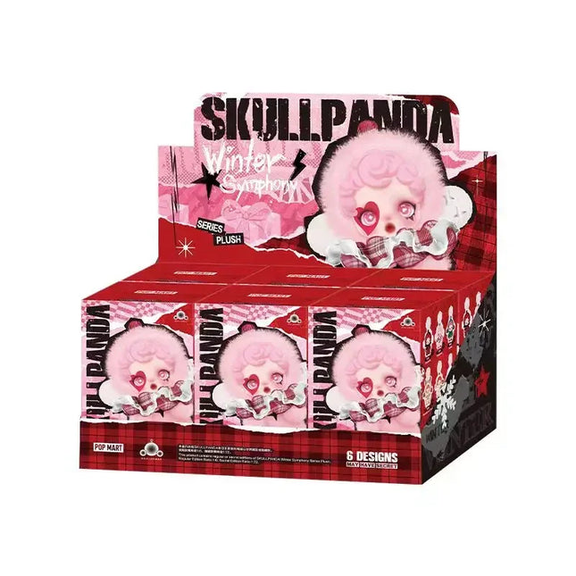 Skullpanda Winter Music Series Blind Box Pendant Plush Doll Mystery Box Toys Cute Action Figure Pendent Ornament Gift