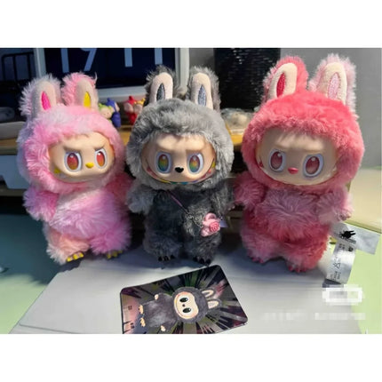 Doll Blind Box The Monster Series Mystery Flocking Model Toys Kawaii Monster Replica Keychain Toy Christmas Gift