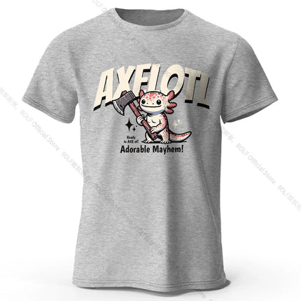 100% Cotton Playful Cartoon Animals Tee - Hand-drawn Adorable Creatures Design with Ultra Soft Fabric for Daily Casual